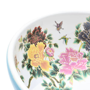 Handfat flerfärgad rund Φ41x14 cm keramik