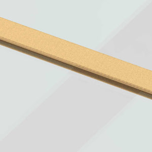 Skjutdörr guld 102,5x205 cm klart ESG-glas och aluminium