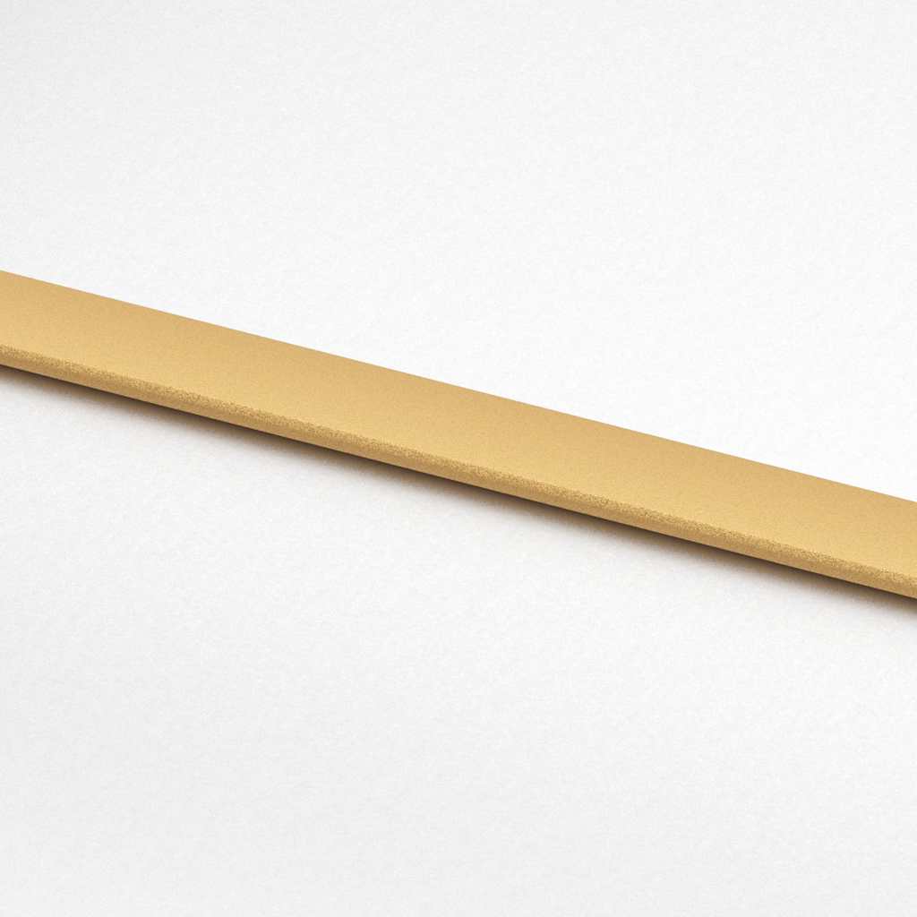 Skjutdörr guld 76x205 cm frostat ESG-glas och aluminium