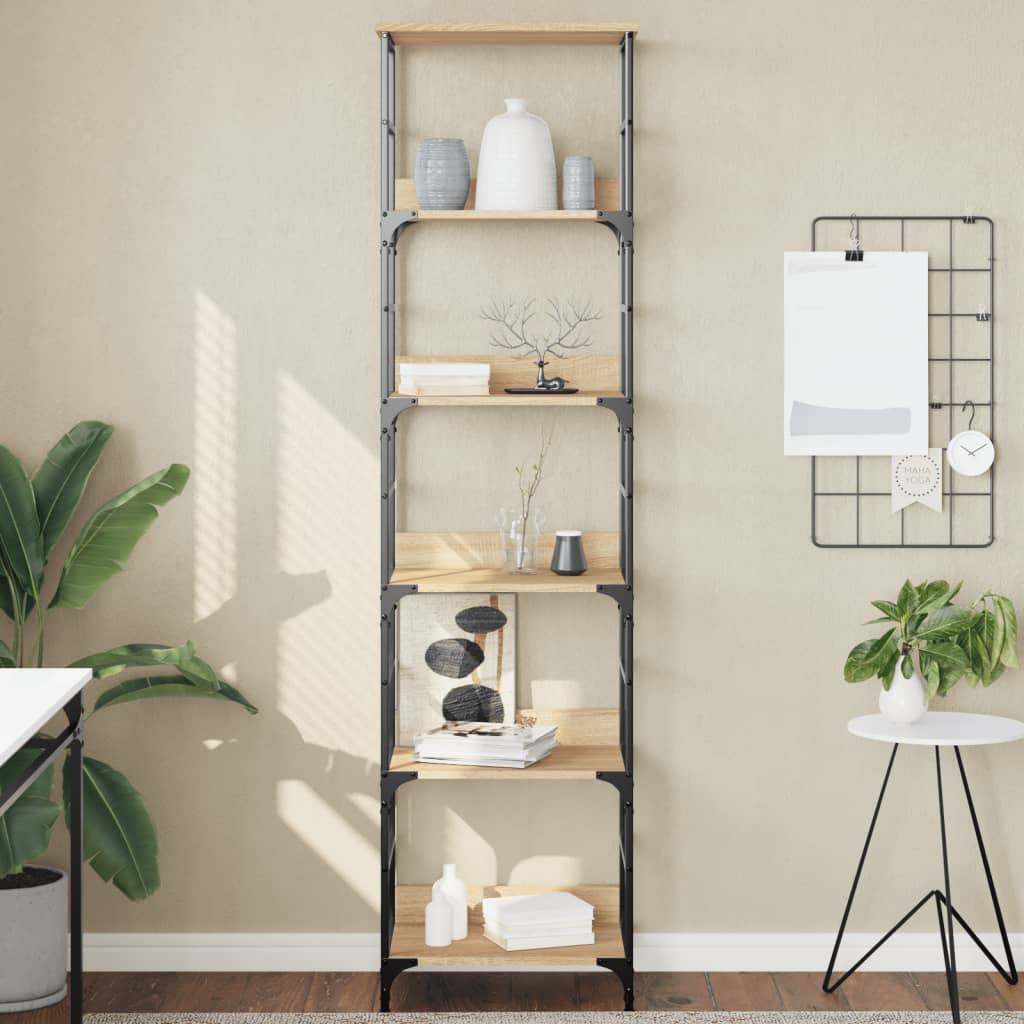 Bokhylla Sonoma Ek 50x33x188,5 cm konstruerat trä