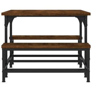 Soffbord brun ek 100x50,5x40 cm konstruerat trä