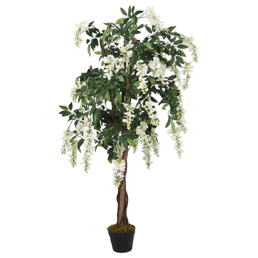 Konstväxt blåregn 1470 blad 200 cm grön och vit