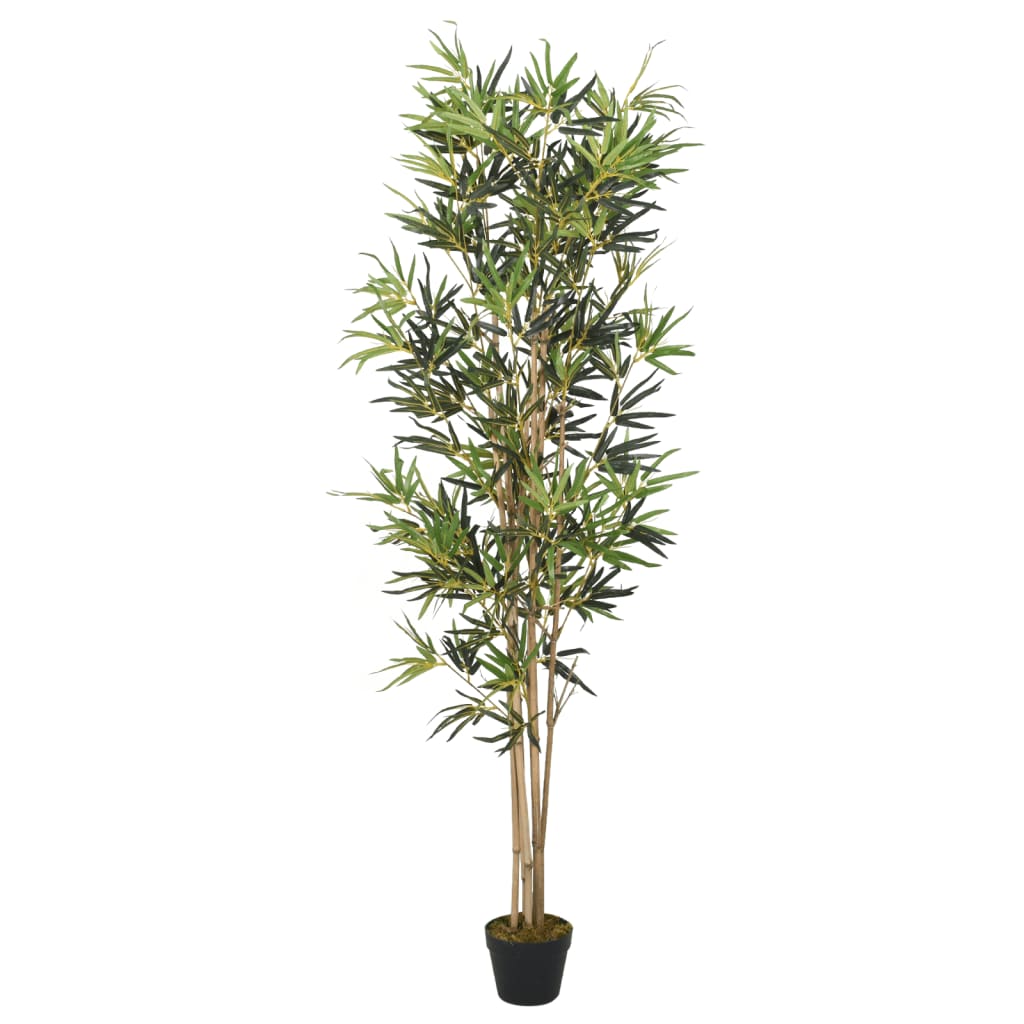 Konstväxt bambu 1104 blad 180 cm grön