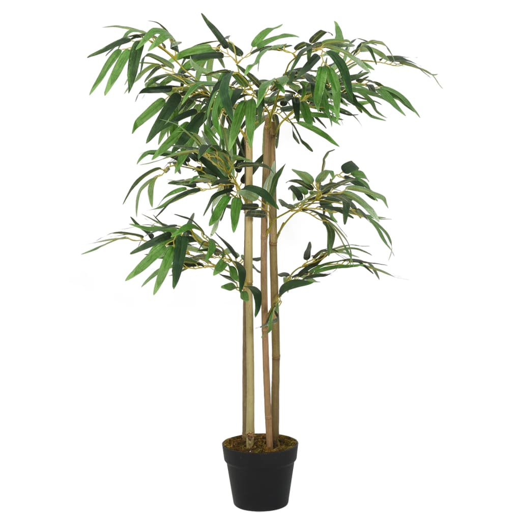 Konstväxt bambu 760 blad 120 cm grön