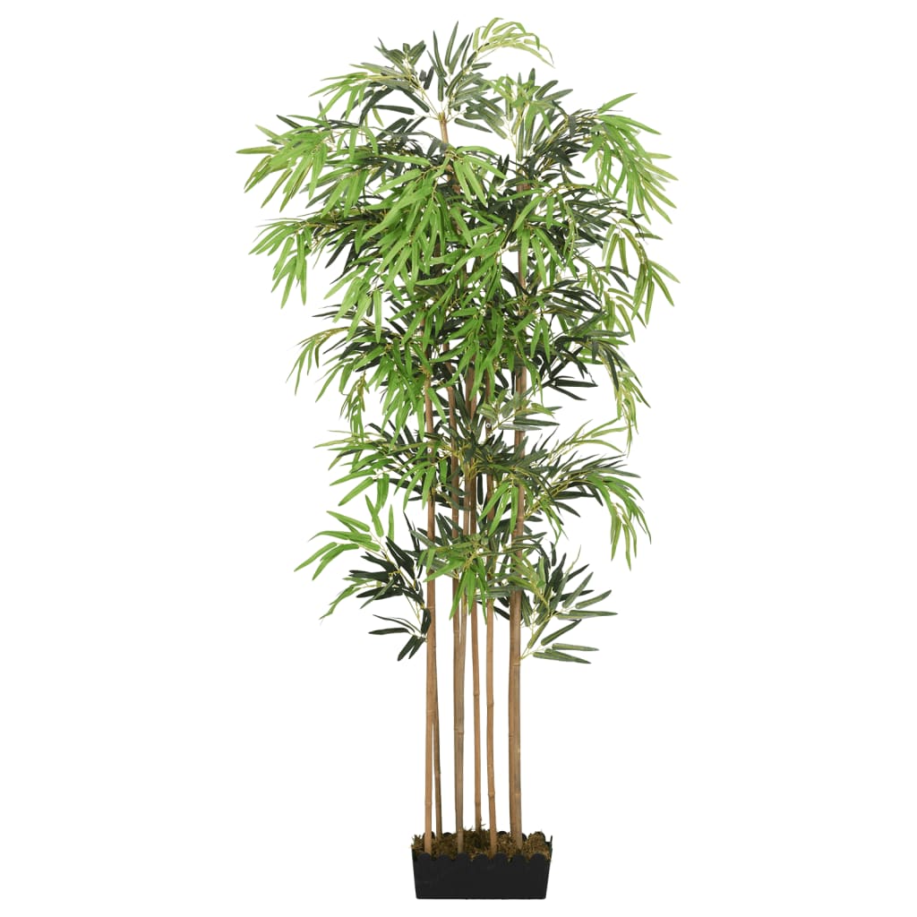 Konstväxt bambu 1095 blad 150 cm grön