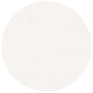 Bordsskiva vit Ø50x3 cm massiv furu