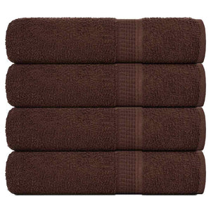 Badlakan FROGN 4 st brun 100x150 cm 360 gsm