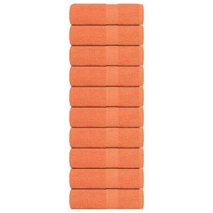 Tvätthanddukar FROGN 10 st orange 30x30 cm 360 gsm