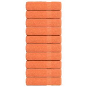 Duschhanddukar FROGN 10 st orange 70x140 cm 360 gsm
