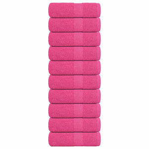 Tvätthanddukar FROGN 10 st rosa 30x30 cm 360 gsm