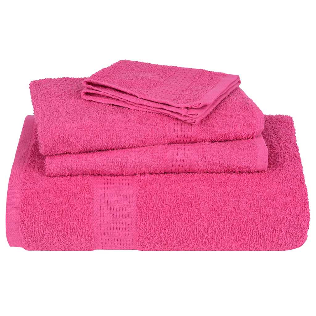 8-delat handduksset FROGN rosa 360 gsm