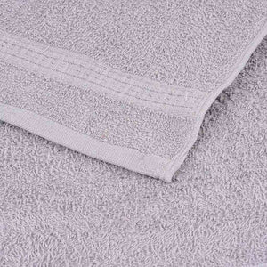 Handdukar 12 st grå 360 gsm 100% bomull