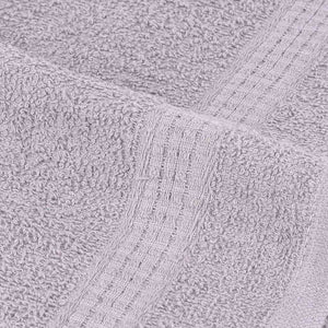 Handdukar 12 st grå 360 gsm 100% bomull