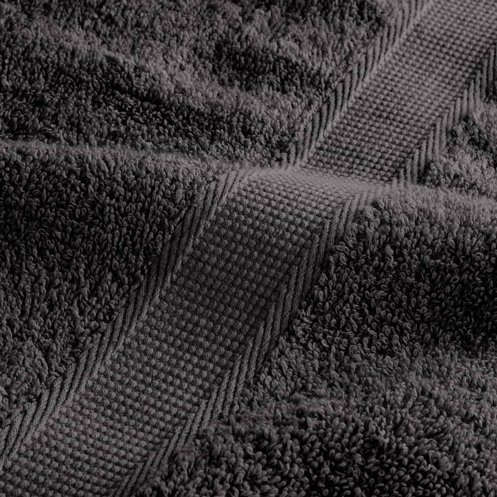 Premium tvättlappar SOLUND 50 st antracit 15x21cm 600gsm