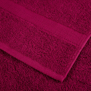 Premium Tvätthanddukar SOLUND 10 st Bordeaux 30x30 cm 600 g/m²