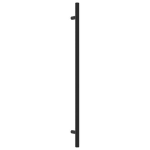 Skåphandtag 20 st svart 320 mm rostfritt stål