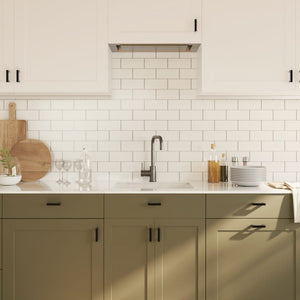 Skåphandtag 20 st svart 64 mm rostfritt stål