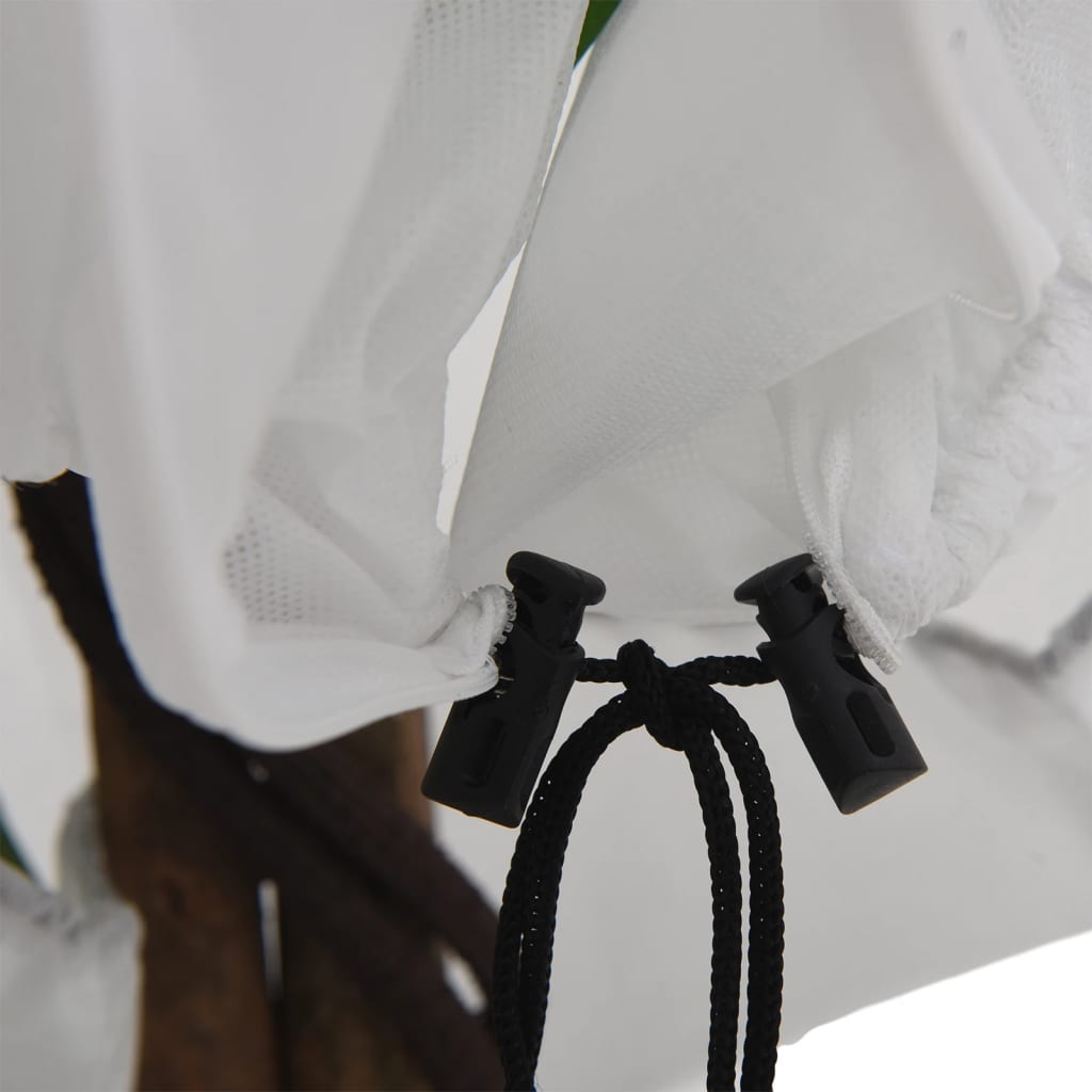 Fiberdukar med blixtlås 2 st 70 g/m² 1,2x1,8 m