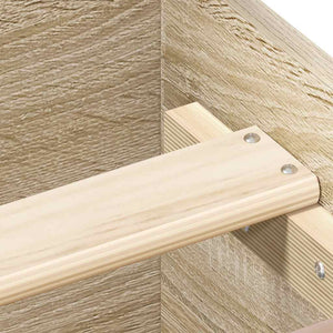 Sängram med huvudgavel och fotgavel betonggrå 120x190 cm