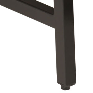 Satsbord 3 st massivt mangoträ och järn