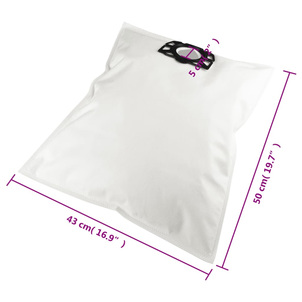 Dammsugarpåsar för Karcher WD4 20 st