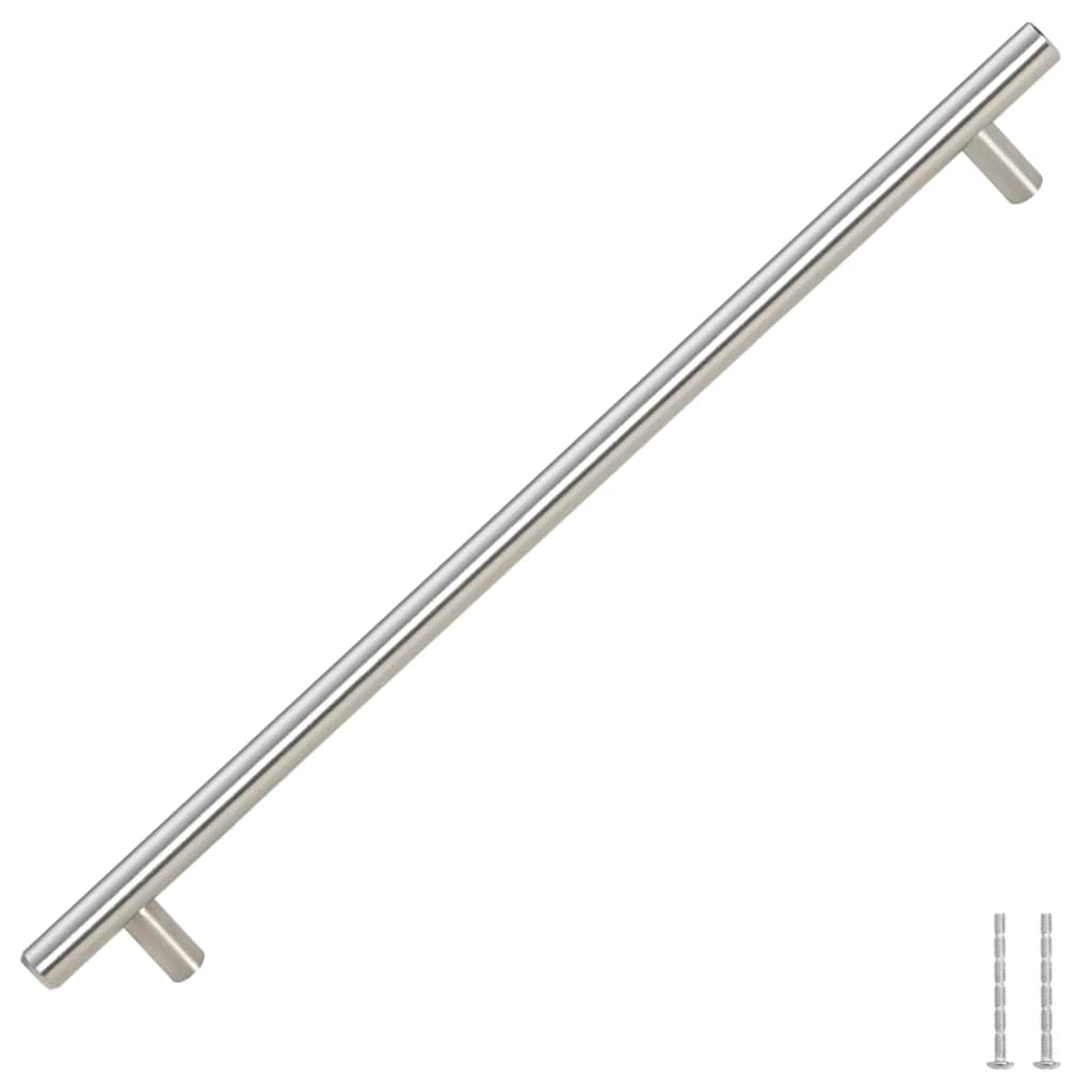 Skåphandtag 5 st silver 320 mm rostfritt stål