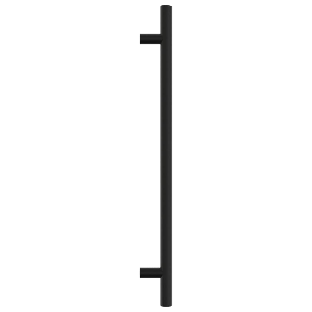 Skåphandtag 5 st svart 224 mm rostfritt stål