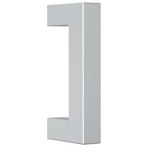 Skåphandtag 10 st silver 64 mm rostfritt stål