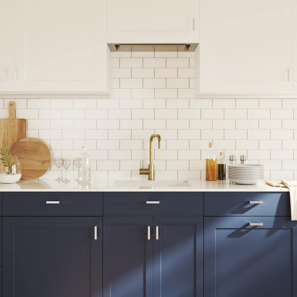 Skåphandtag 10 st silver 64 mm rostfritt stål