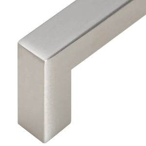 Skåphandtag 10 st silver 128 mm rostfritt stål