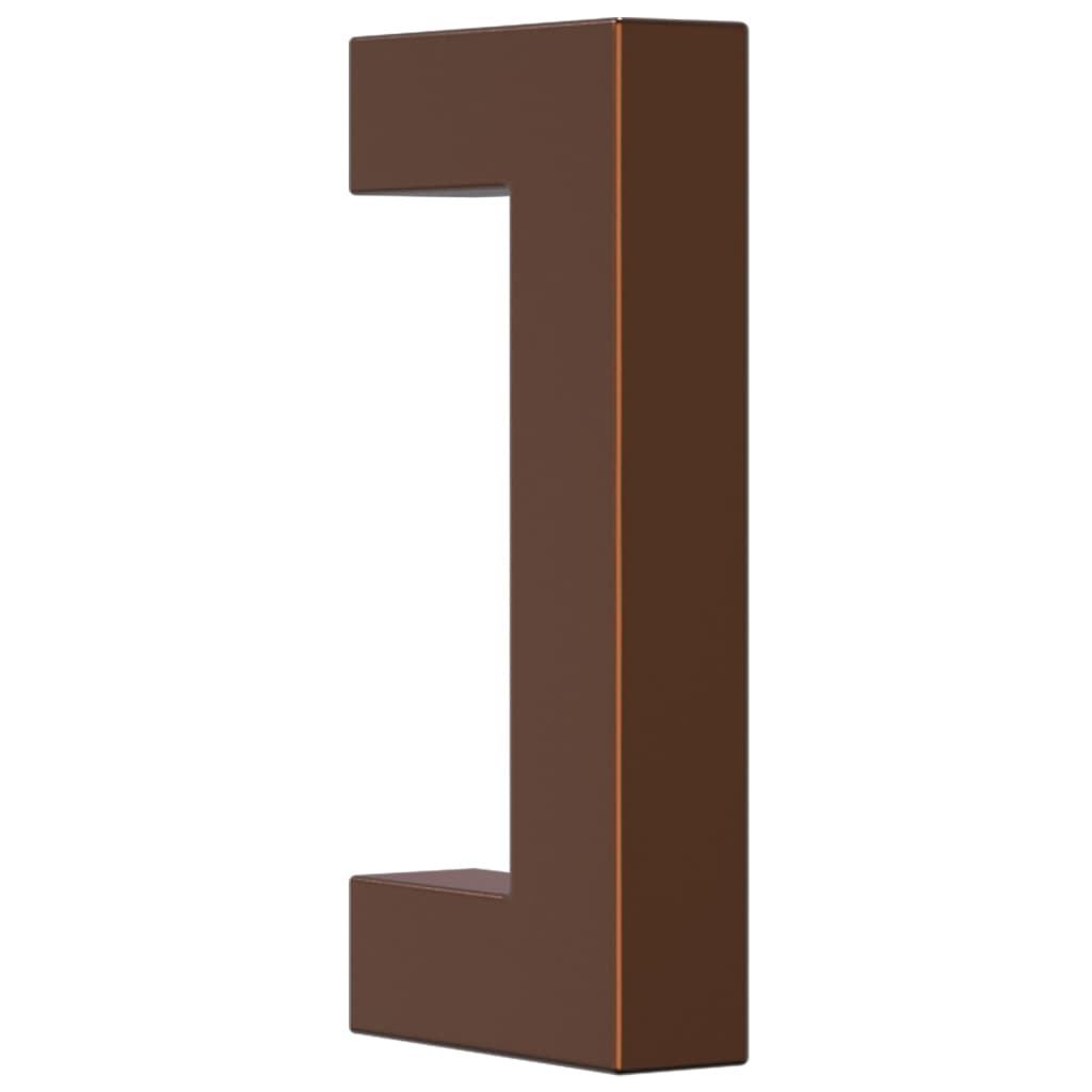 Skåphandtag 10 st brons 64 mm rostfritt stål