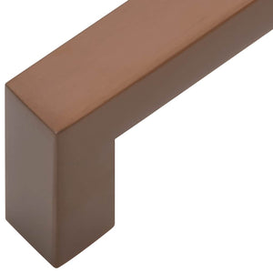 Skåphandtag 10 st brons 64 mm rostfritt stål