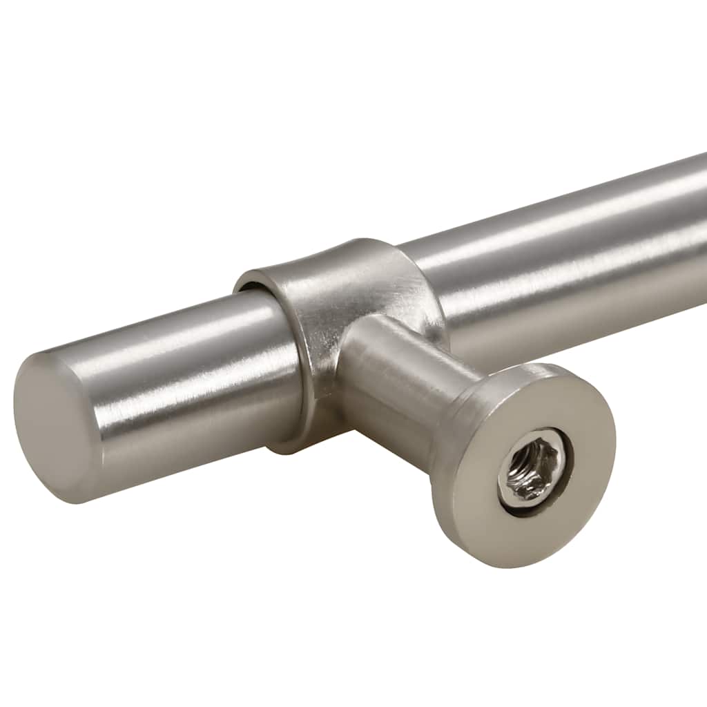 Skåphandtag 10 st silver 128 mm rostfritt stål