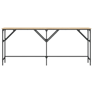 Avlastningsbord sonoma ek 180x29x75 cm konstruerat trä