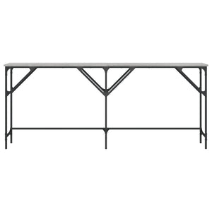 Avlastningsbord grå sonoma 180x29x75 cm konstruerat trä