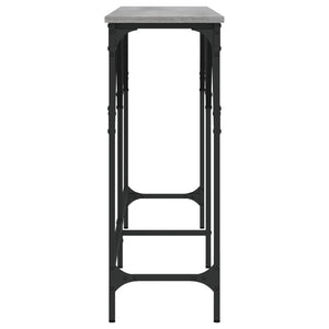 Avlastningsbord grå sonoma 180x29x75 cm konstruerat trä