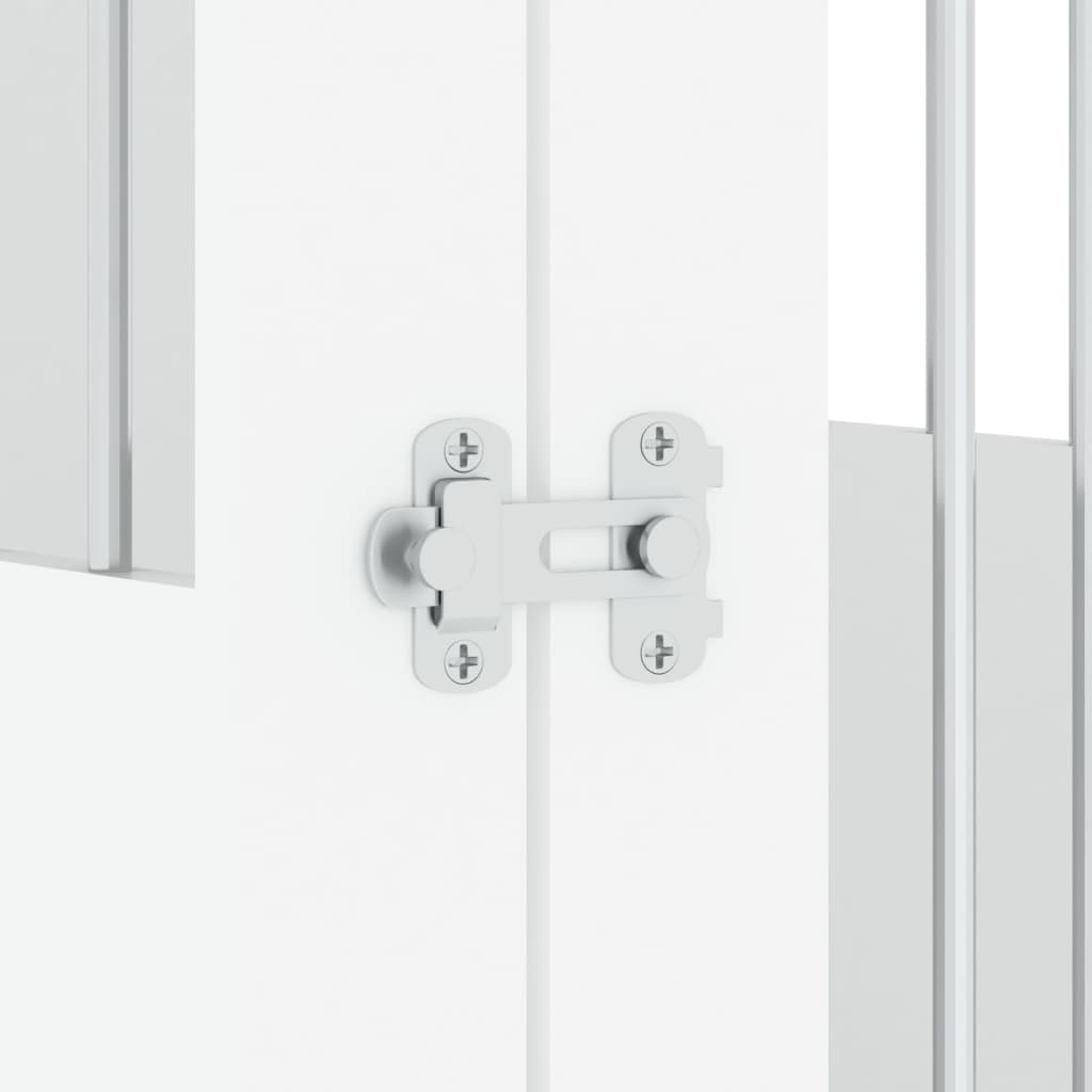 Hundbur/sidobord vit 45x62x59 cm konstruerat trä