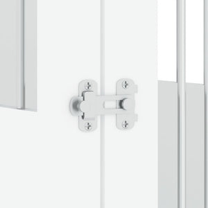 Hundbur/sidobord vit 55x80x68 cm konstruerat trä