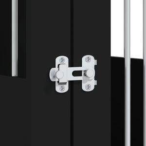 Hundbur/sidobord svart 55x80x68 cm konstruerat trä