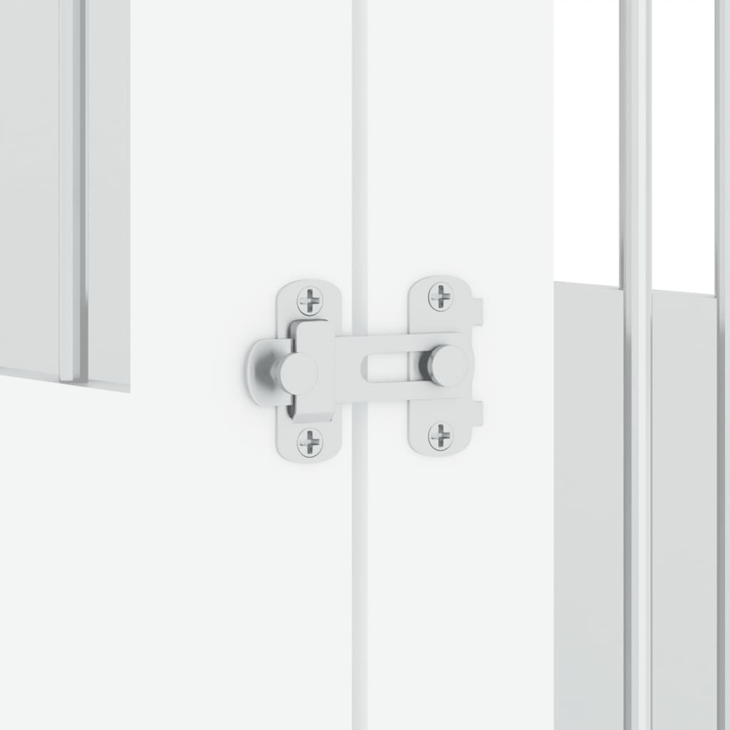 Hundbur vit 64,5x80x71 cm konstruerat trä