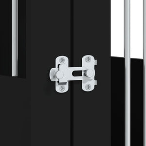 Hundbur svart 64,5x80x71 cm konstruerat trä