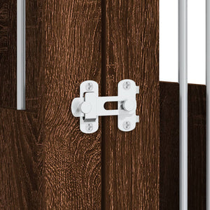 Hundbur brun ek 64,5x80x71 cm konstruerat trä