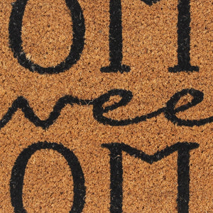 Dörrmatta naturell 45x75 cm tuftad kokos