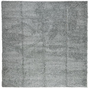 Ryamatta PAMPLONA lång lugg modern grön 160x160 cm