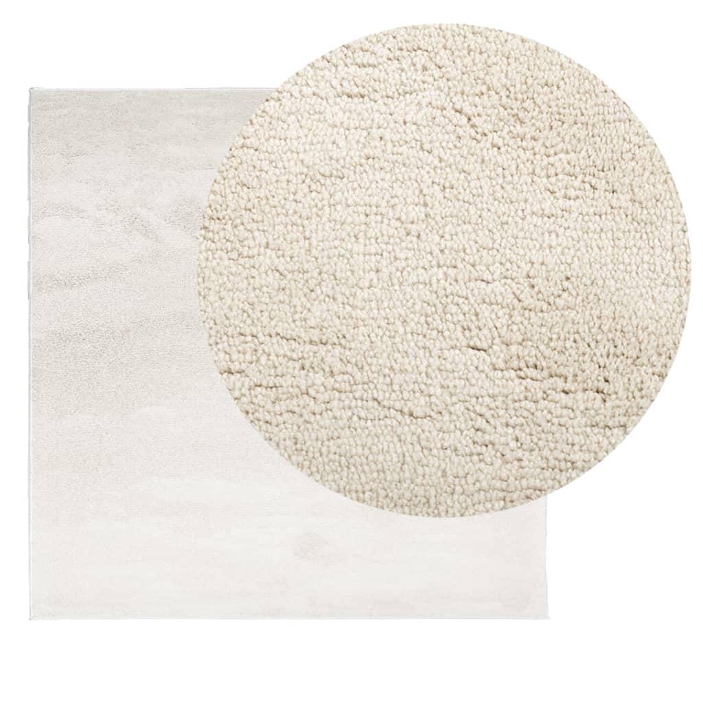 Matta OVIEDO kort lugg beige 120x120 cm