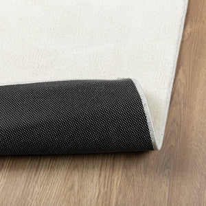 Matta OVIEDO kort lugg gräddvit 120x120 cm