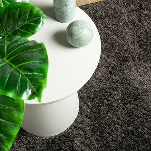 Matta ISTAN långluggad glansig antracit 100x200 cm