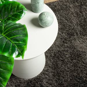 Matta ISTAN långluggad glansig antracit 120x170 cm