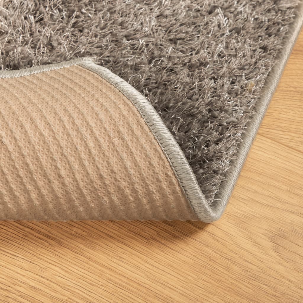 Matta ISTAN långluggad glansig grå 80x150 cm