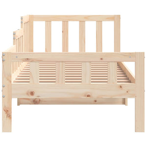 Dagbädd utan madrass 80x200 cm massiv furu